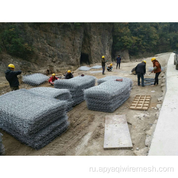 Гальванизированная шестиугольная шестиугольная проволочная сетка